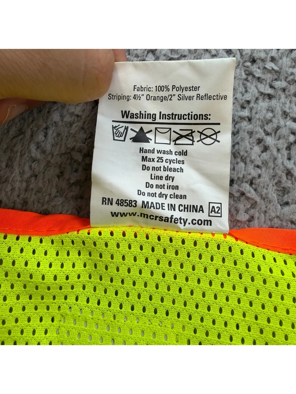 MCR Safety Luminator Class 2 Hi Vis Reflective Mesh Work Vest Medium